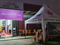 Prihatin Banjir di Sosok, Masjid Kapal Munzalan Dirikan Surau Sementara dan Posko Bencana