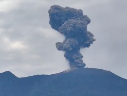 Gunung Marapi Kembali Erupsi pada 3 April 2025, Semburkan Abu Vulkanik hingga 1.500 Meter