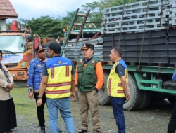 Jembatan Bailey Tiba di Nagan Raya, Target Sepekan Akses Beutong Ateuh Pulih