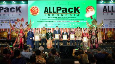 ALLPack Indonesia Resmi Digelar, 1.600 Pelaku Industri dari 42 Negara Siap Jalin Kemitraan